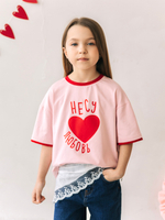 Футболка "Несу любовь", Розовый