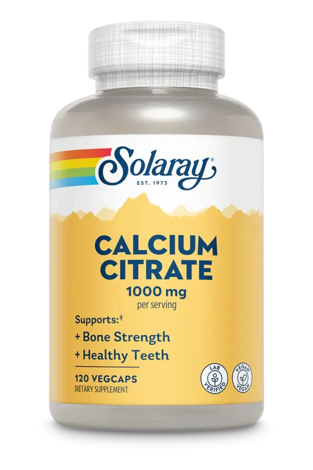 Calcium Citrate 1000мг капсулы Solaray