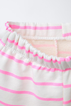 ZARA ШОРТЫ-БЕРМУДЫ ИЗ МЯГКОЙ ТКАНИ С ПРИНТОМ PEPPA PIG ™, РОЗОВЫЙ