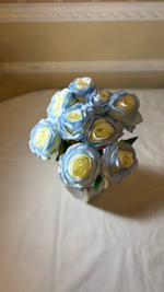 Искусственные цветы, желтые подсолнухи / Высота 44 см. 9 стебелей 9 бутонов/