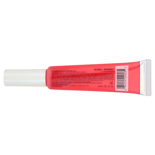 L.A. Girl, Glazed Lippie, сыворотка для губ, GLG953 Kissable, 12 мл (0,4 жидк. унции)