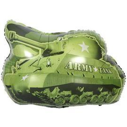 Шар Танк зеленый, 78*63 см., 1 шт. В187 Г146 Г147 Г150