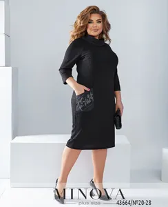 Платье 20-28-чёрный Minova