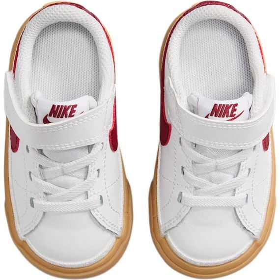 Наследие NIKE Court для маленьких белых/Республиканских женщин/Совместно-красных детей