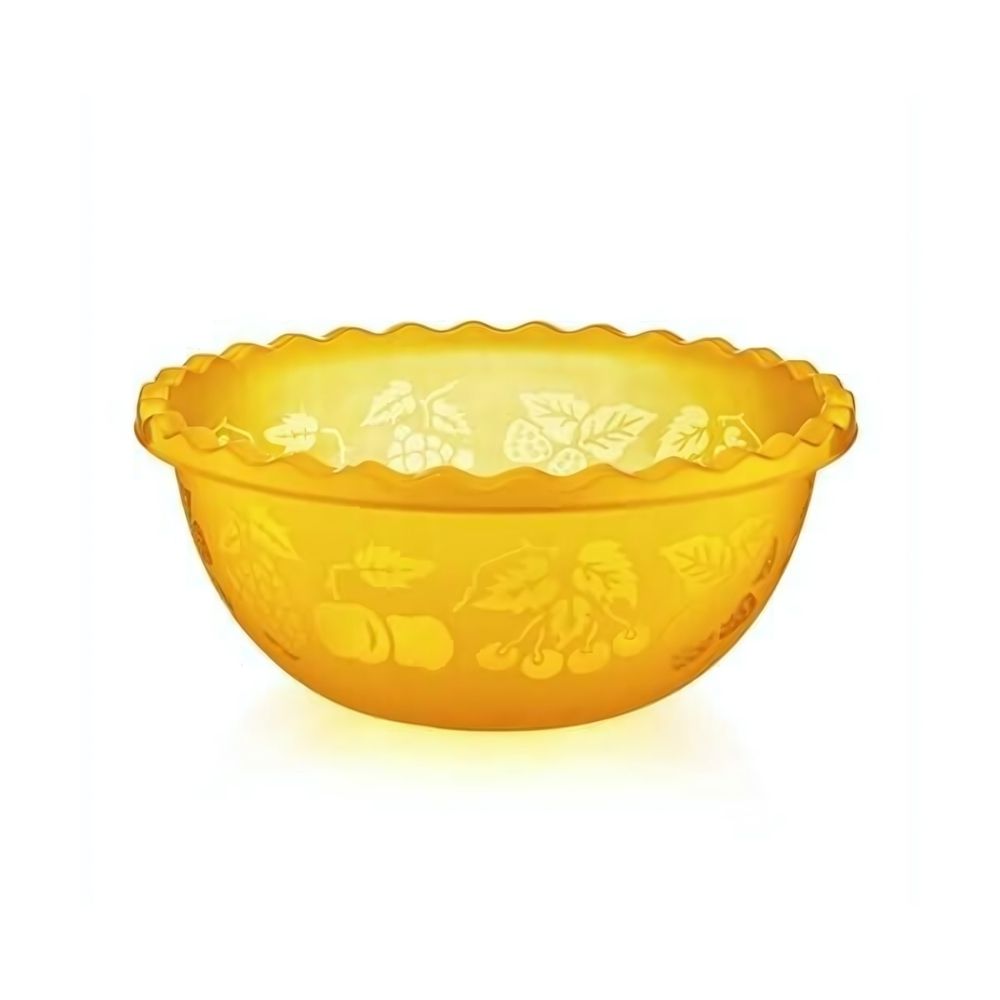 Миска узорная 3,5 лт прозрачная