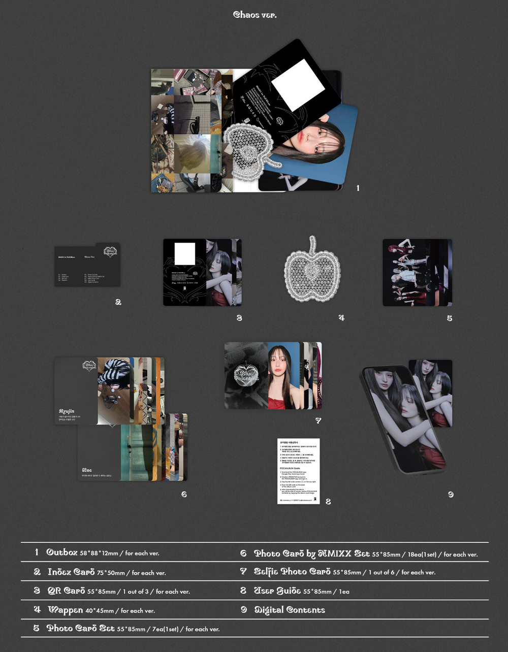 Альбом NMIXX - 1st Album [Blue Valentine] (Platform Album POCAALBUM Ver.)