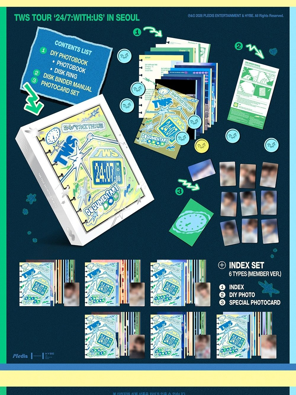 товары TWS - 247:WITH:US TOUR IN SEOUL + INDEX SET KYUNGMIN Version