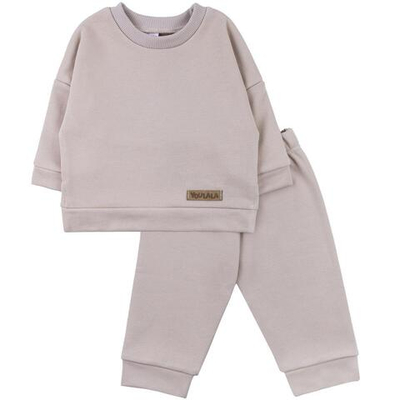 Костюм для девочек футер 3х нитка петля 8438300101 р.92-98 (Юлла)