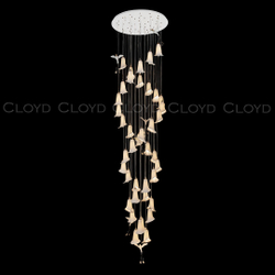 Люстра Cloyd OSANNA C40 / выс. 330 см - керамика - белый (арт.11892)