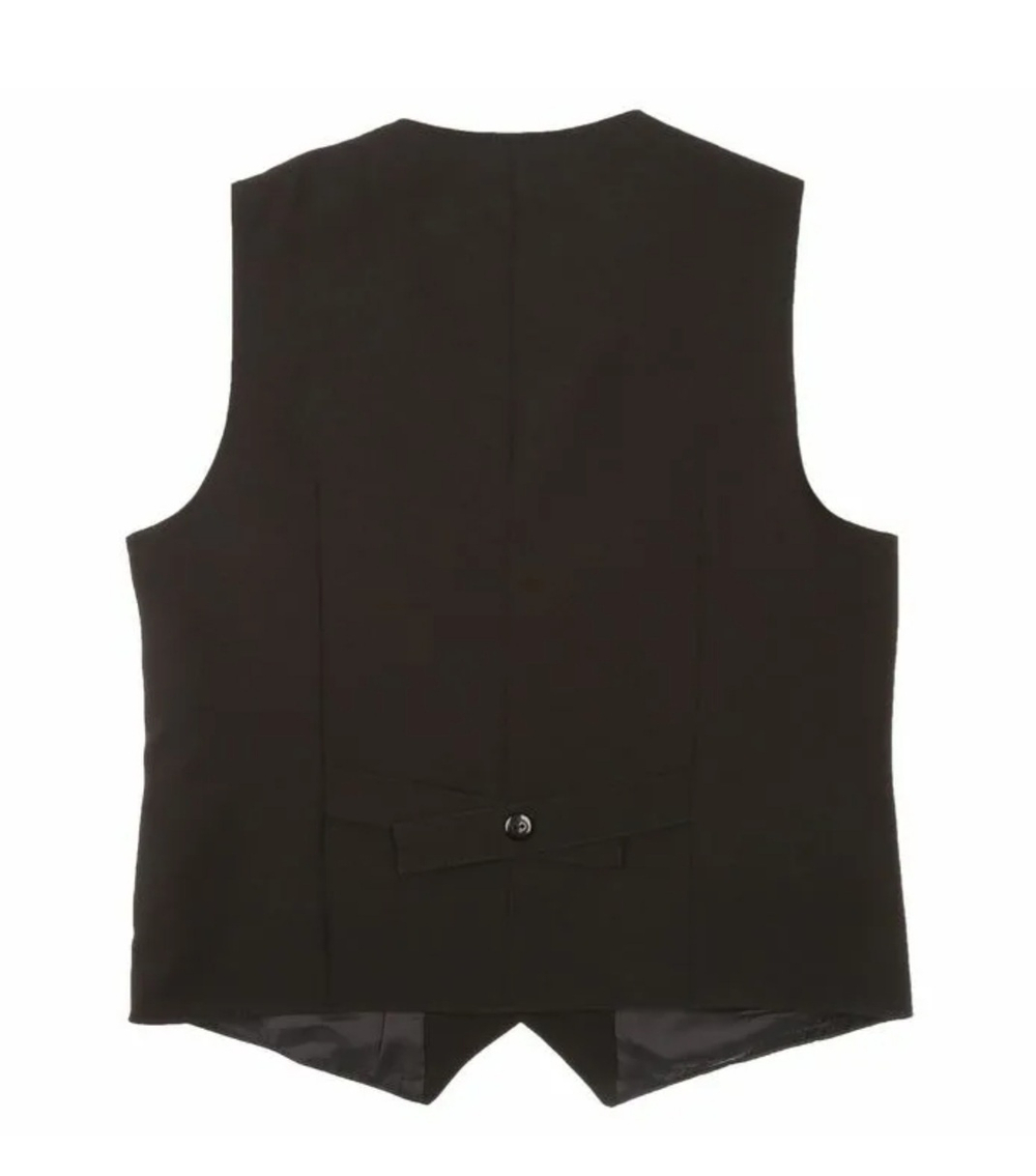 Жилет жилетка для мальчика класический классика школьные строгий деловой черный костюмный на пуговицах