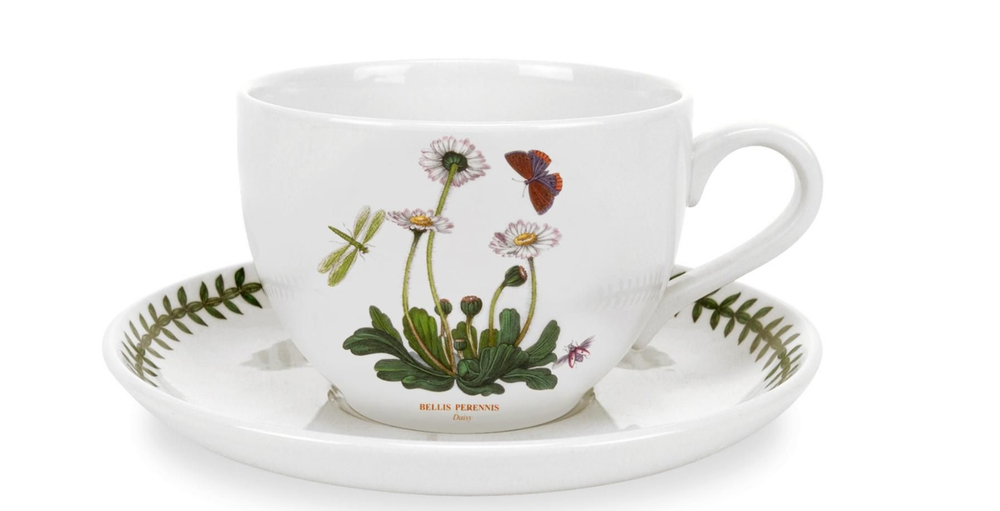 Portmeirion Чашка для завтрака Botanic Garden 500 мл с блюдцем Дейзи BG42000-A