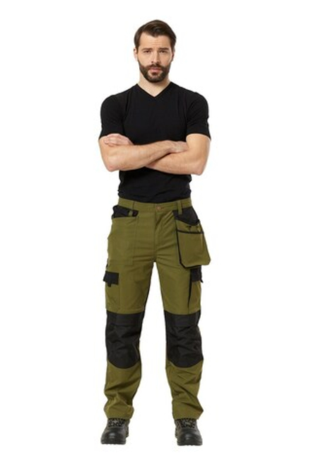 Брюки  "Форест" хаки/черный