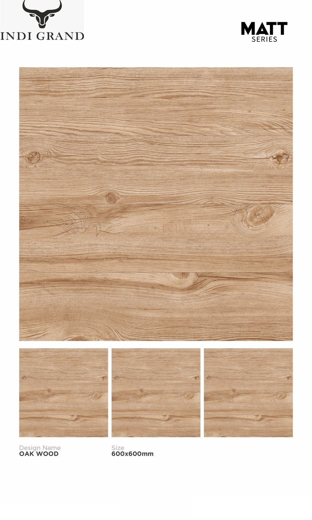Керамогранит matt 60х60 oak wood