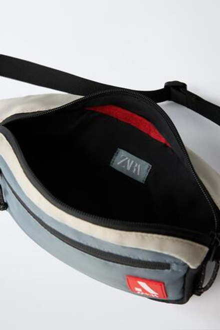 ZARA СПОРТИВНАЯ ПОЯСНАЯ СУМКА, КРАСНЫЙ