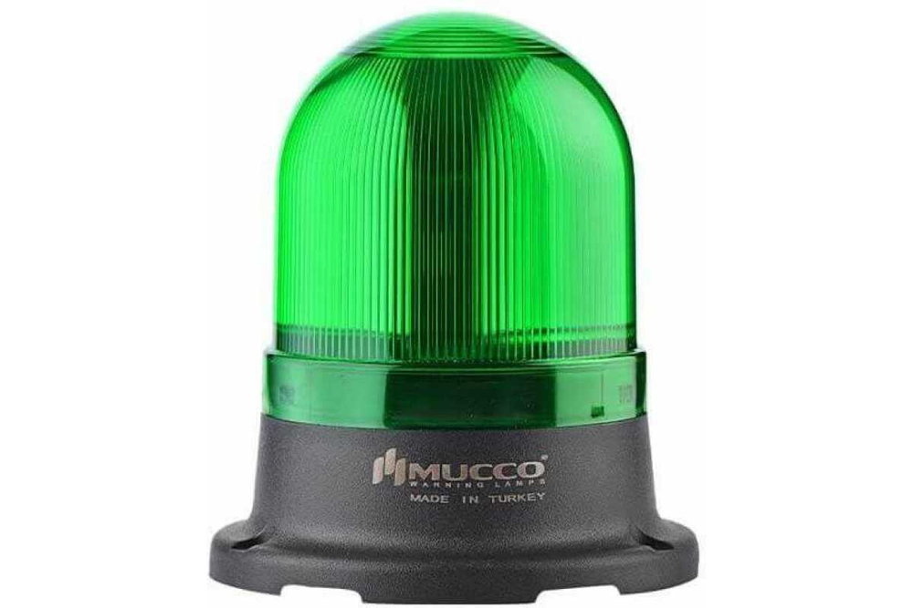Маяк сигнальный 70 мм, стробоскопический с зуммером, 24V/DC, цвет красный