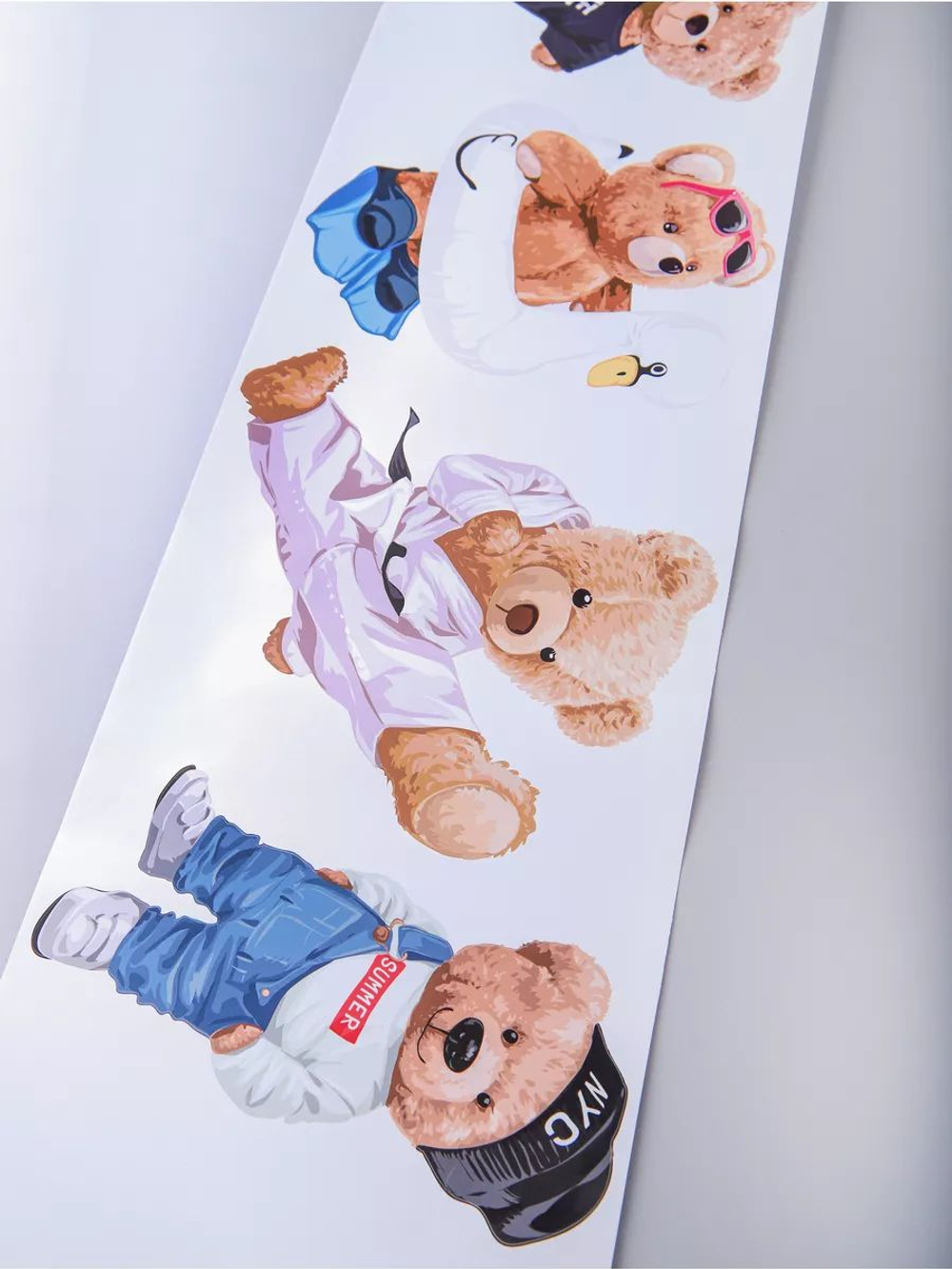 Интерьерные виниловые наклейки большие воздушные шары на стены в детскую, дома, облака, пейзаж