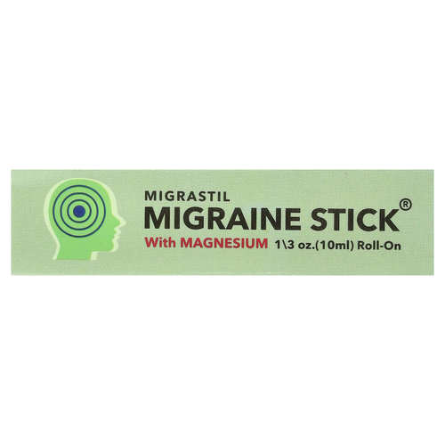 Migrastil, Migraine Stick® с магнием, 10 мл (0,33 унции)