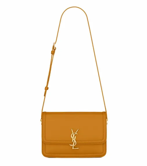Сумка Saint Laurent Solferino коричневый