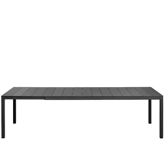 Стол алюминиевый раздвижной Rio Alu, 210-280х100 см, антрацит