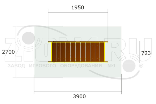 Игровой макет «Мостик-переход М1»