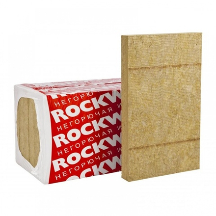 Утеплитель ROCKWOOL Кавити Баттс 1000х600х100 мм 6 шт в упаковке
