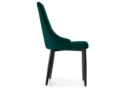 Стул на металлокаркасе Kora green / black