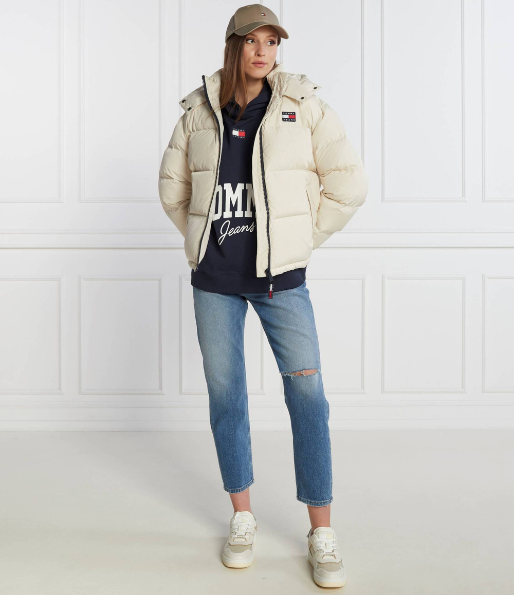Пуховая куртка Tommy Jeans - экрю(DW0DW14661)
