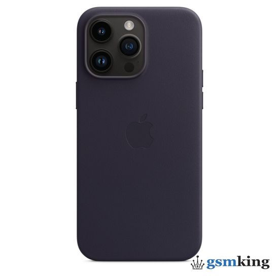 Apple Leather Case with MagSafe iPhone 14 Pro Max Ink (Чёрный) MPPP3ZM/A