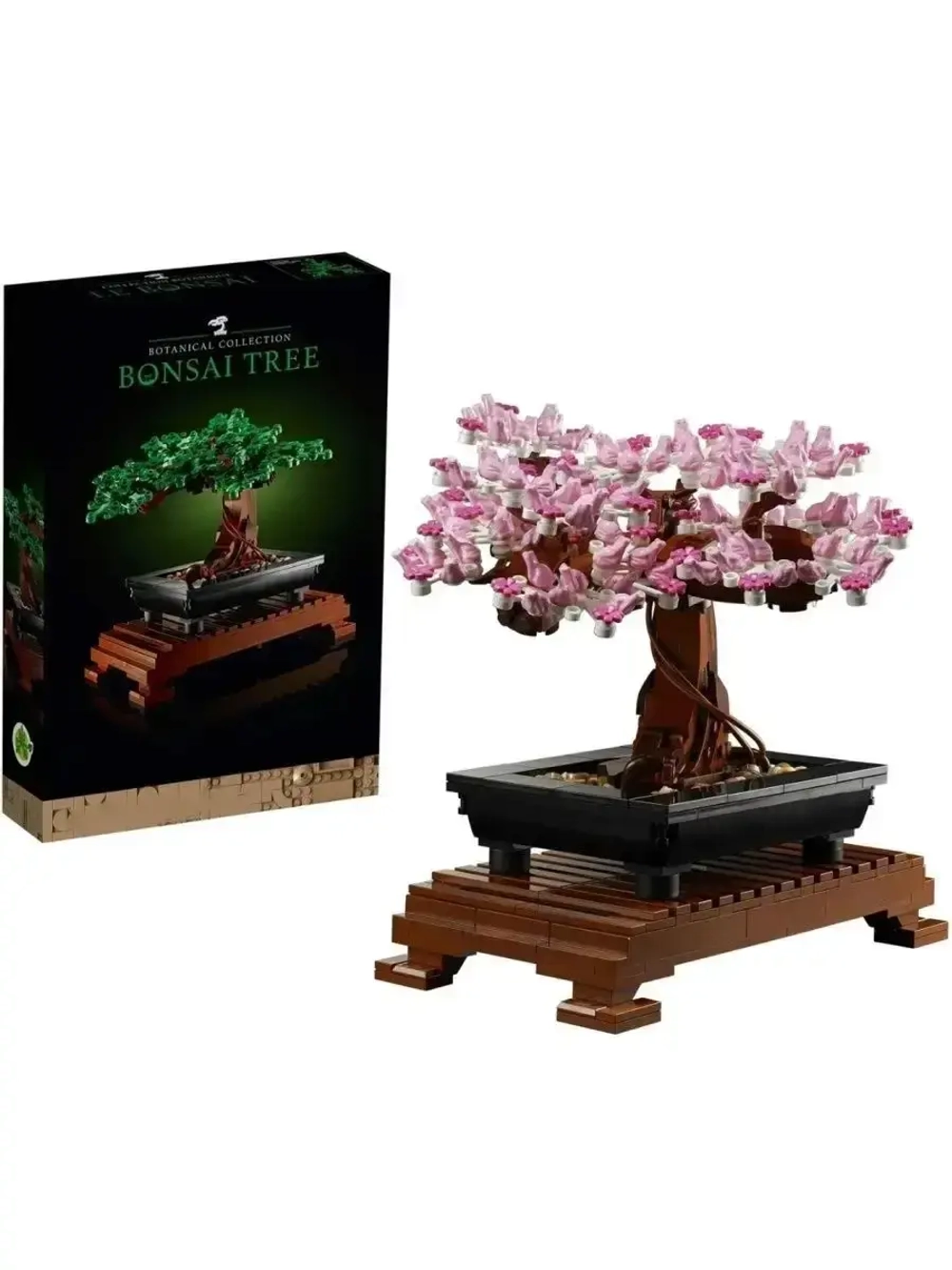 Конструктор Дерево Бонсай Подокарпус 878 деталей 19004
