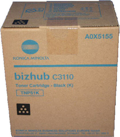 Картридж тонерный черный 1 шт Konica Minolta TNP-51K A0X5155