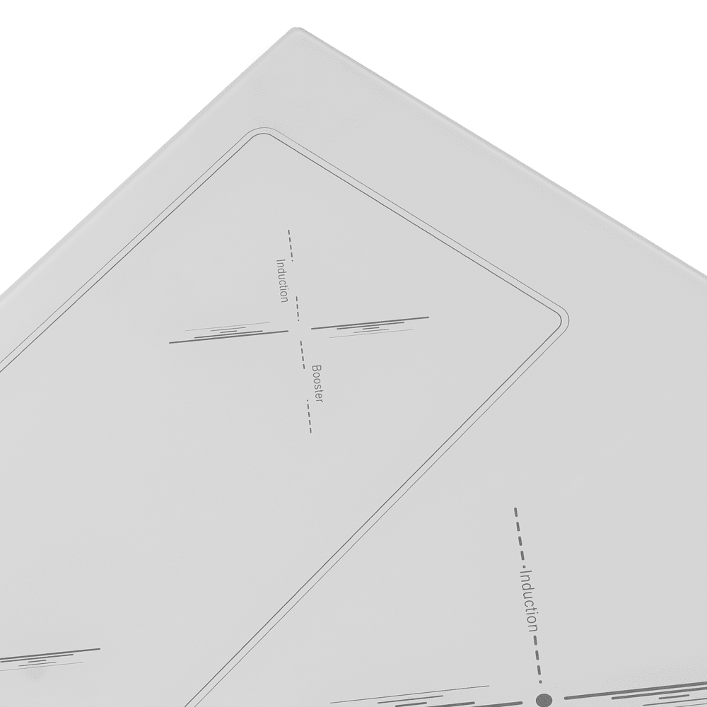 Индукционная варочная панель с объединением зон Bridge Induction MAUNFELD CVI453SBWHA Inverter