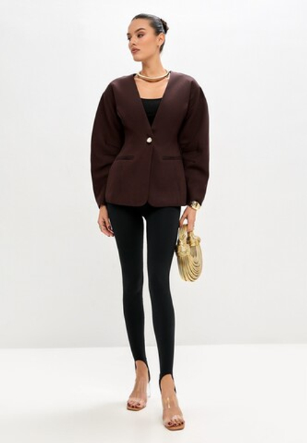 Жакет со спущенными плечами