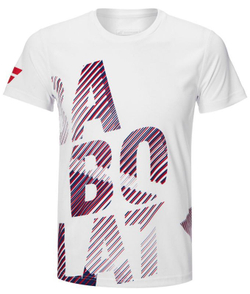 Футболка для мальчика теннисная Babolat Exercise Big Babolat Tee - white/white