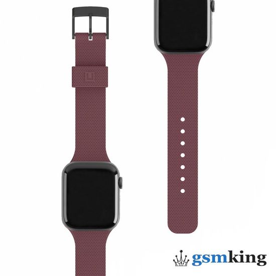 UAG DOT Textured Silicone Strap for Apple Watch 38|40|41mm Aubergine (Баклажановый)19248K314747