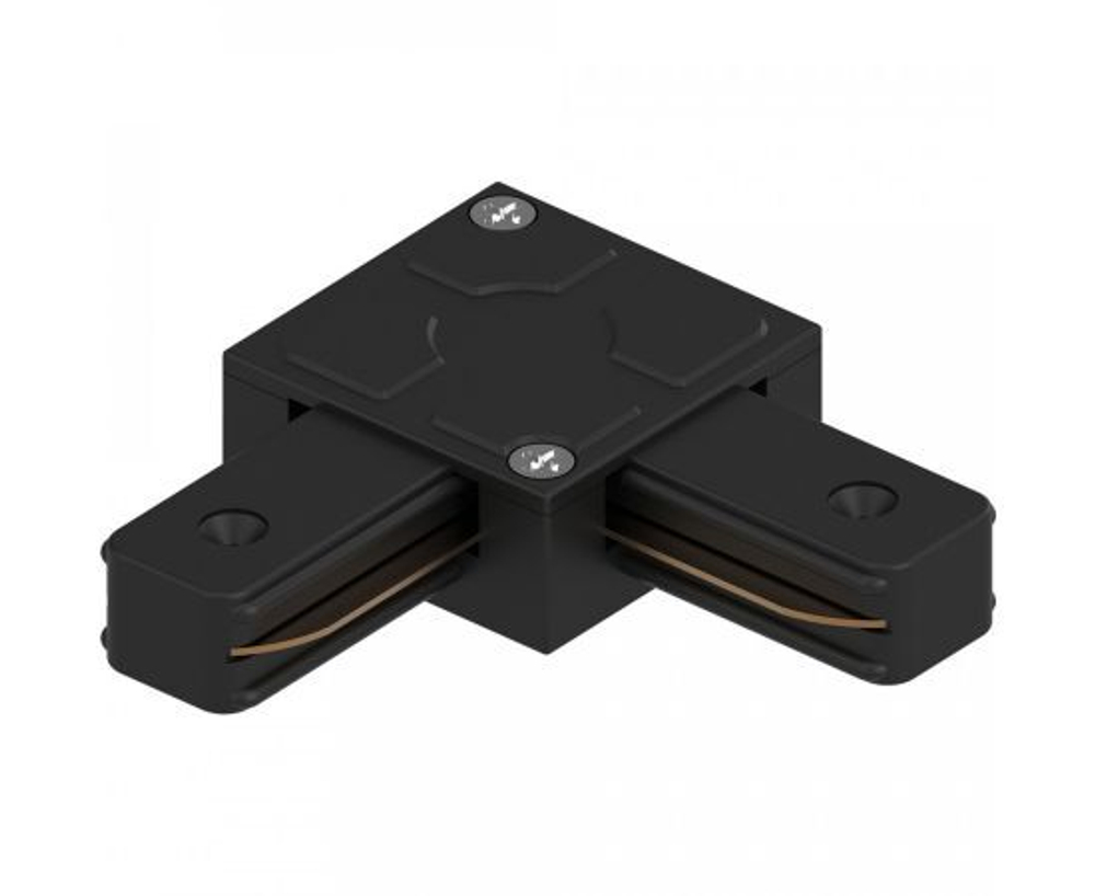 Коннектор Feron угловой черный для шинопровода CAB1005