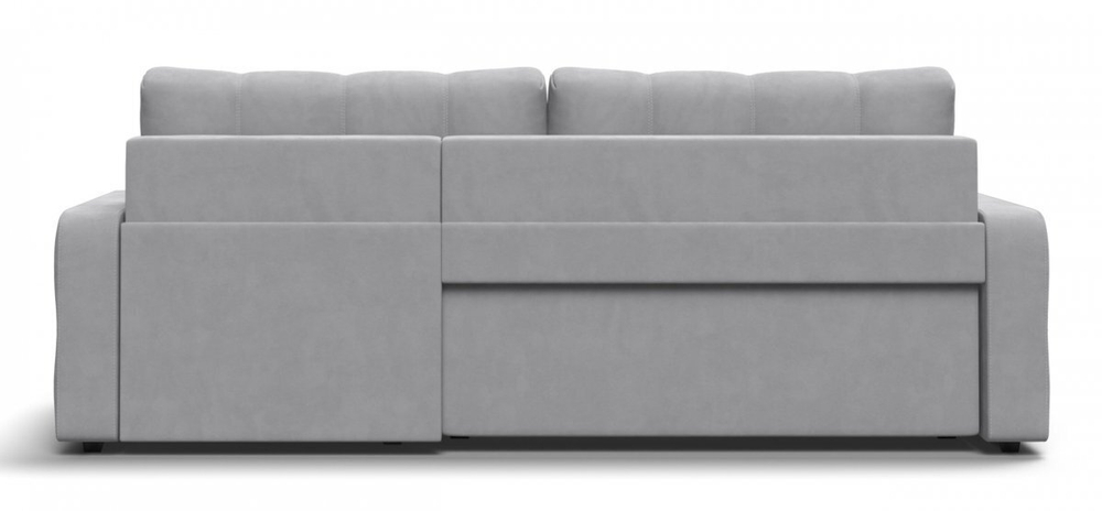 Угловой диван Денди Велюр Монолит сталь