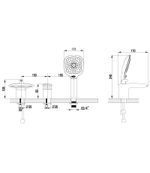 LEMARK Серия STATUS. Смеситель для ванны – LM4445C