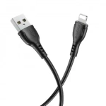 Кабель Borofone BX51 USB-Lightning 2.4А 1м PVC Black