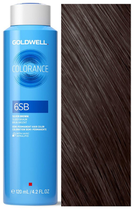 Goldwell Colorance 6SB - Тонирующая краска для волос, серебристо-коричневый, 120 мл