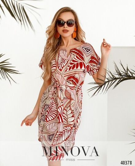 Платье 2001-Красный Minova Фото 2