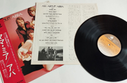 Винтажная виниловая пластинка All About ABBA Mamma Mia АББА (Japan 1976) (Obi)