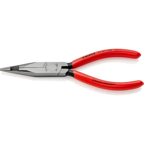 Плоские круглогубцы с режущими кромками в средней части 160 мм Knipex 27 01 160