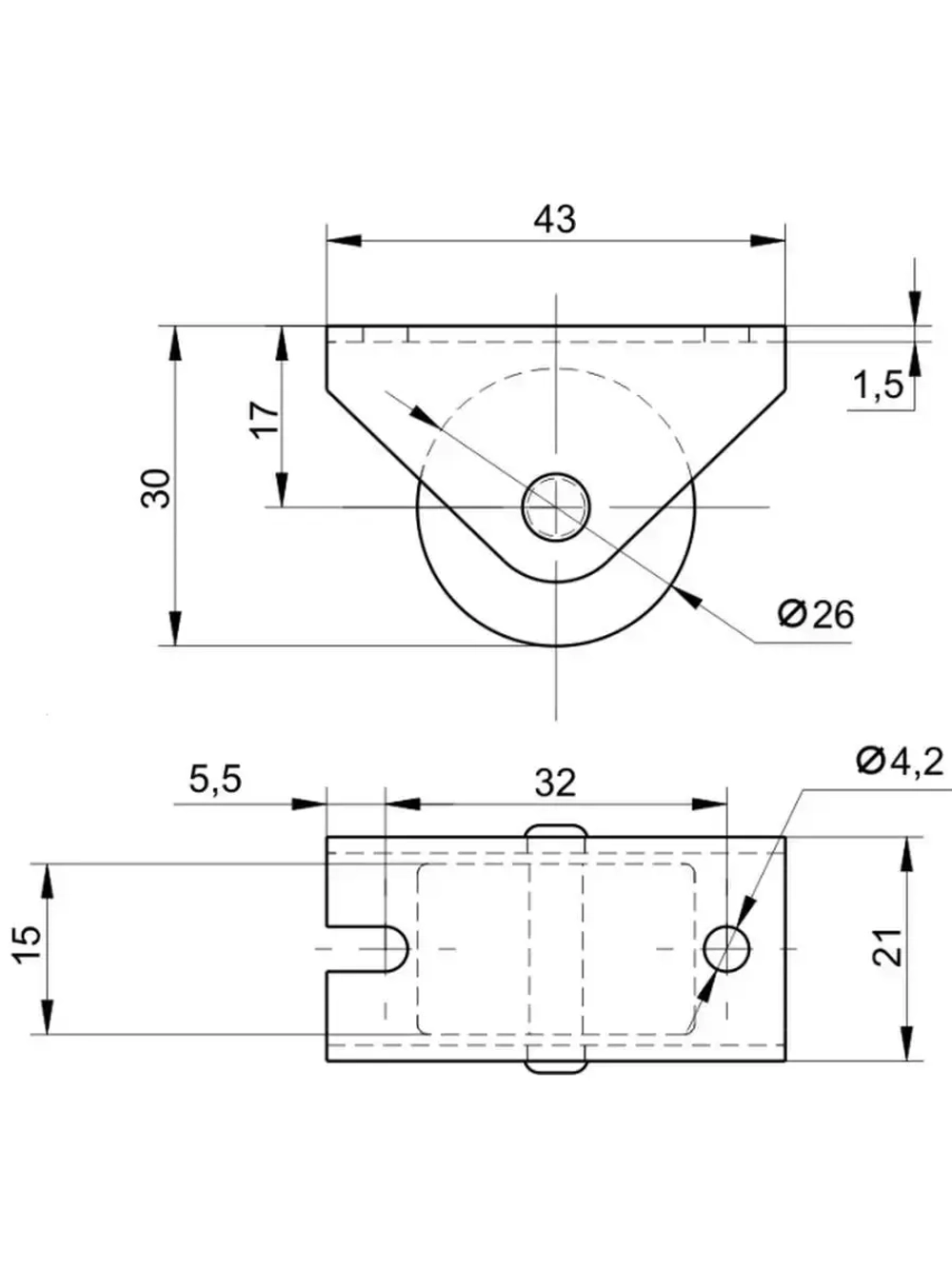 Мебельные колеса, выдвижные ролики диванов, шкафов, кроватей