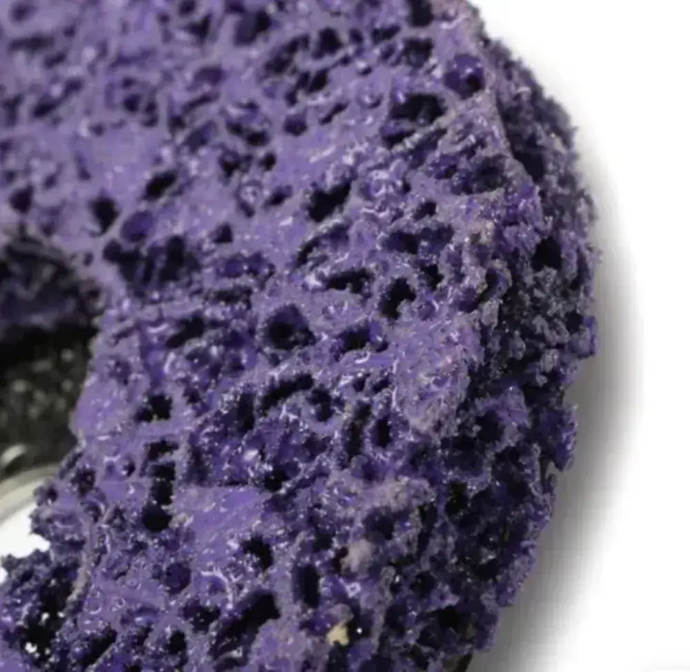 Круг / диск зачистной, коралловый, шлифовальный для УШМ. Диаметр 125 мм. Фиолетовый