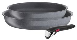 Набор посуды со съемной ручкой Tefal Ingenio Natural Force 3 предмета 24/28 см L3969102