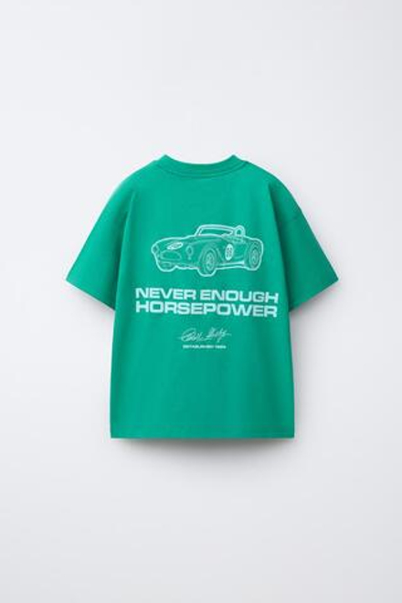 ZARA ФУТБОЛКА SHELBY®, ЗЕЛЕНЫЙ