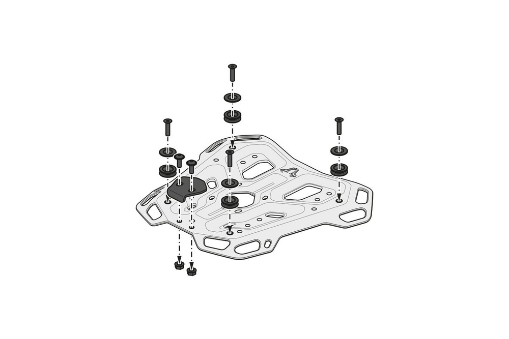 GPT.13.849.19000/B SW-MOTECH RR RACK ADVENTURE (TUAREG 660)