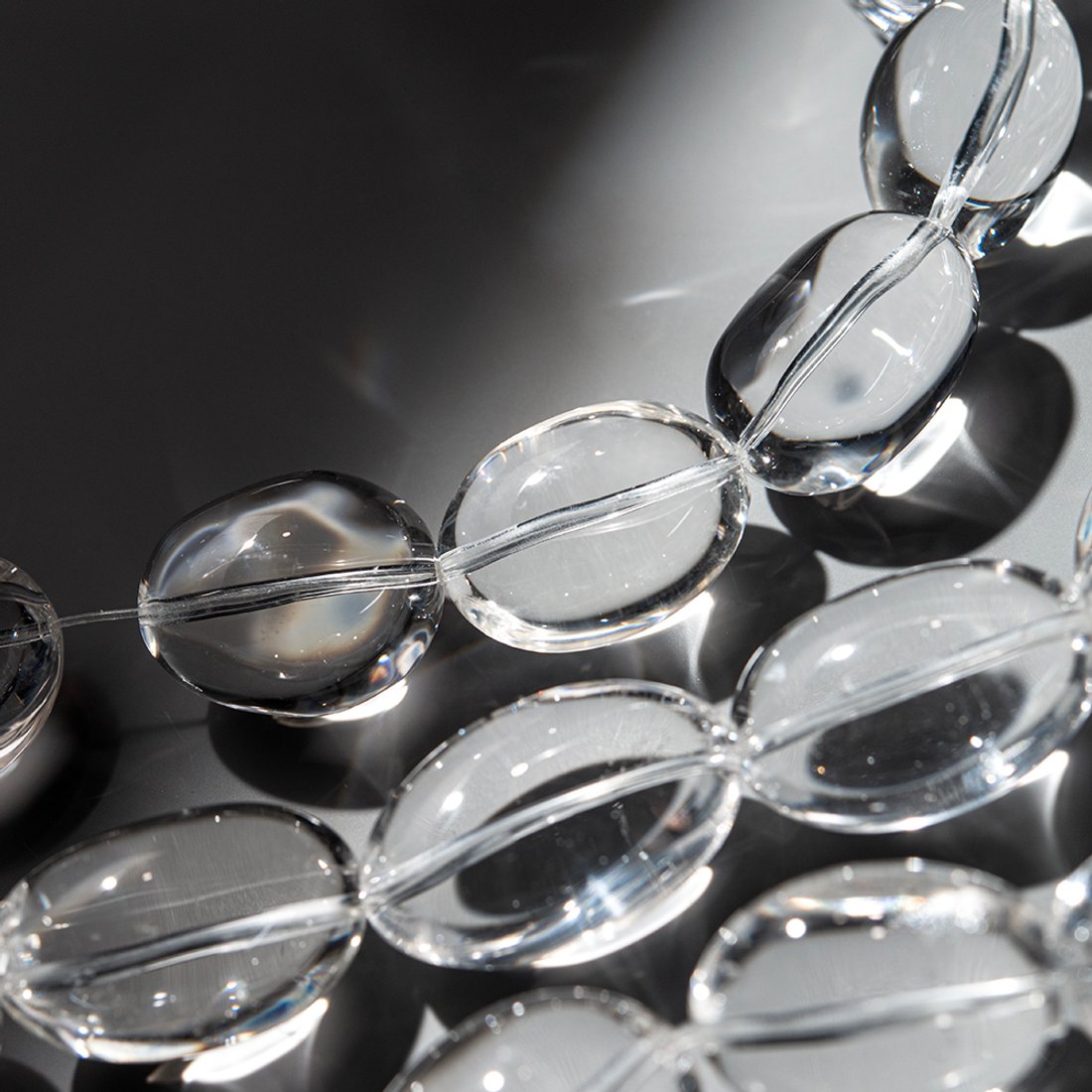 Горный хрусталь натуральный, льдинки, 31*21,5мм