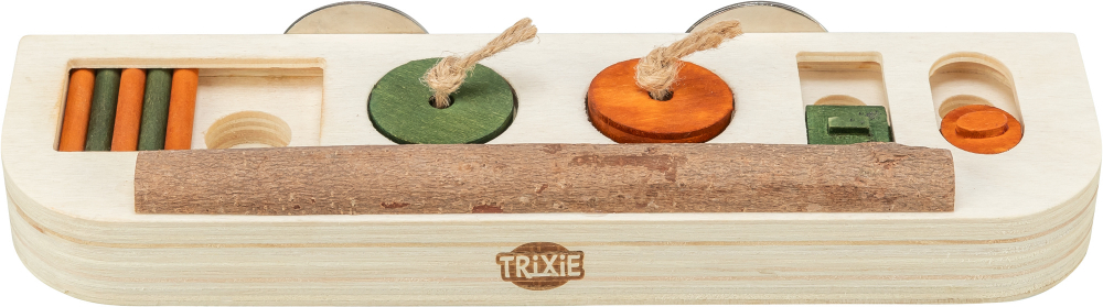 Игрушка для лакомств для корелл/волнистых попугайчиков, 25 х 4 х 9 см, дерево, Trixie