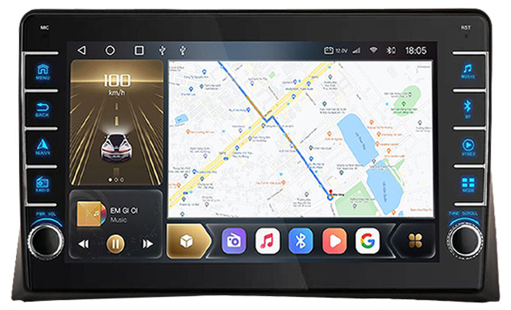Магнитола для Volkswagen Multivan T5 2003-2015 - Carmedia OL-9121 (кнопки и крутилки), Android 12, TS10,  CarPlay, 4G SIM-слот
